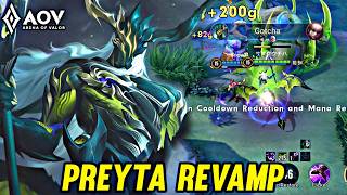 AOV : PREYTA REVAMP NEW PATCH - ARENA OF VALOR LIENQUANMOBILE ROV 