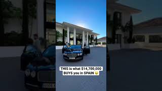 Is This $14,700,000 Modern Spanish Mega Mansion Worth It?! #Shorts