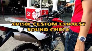 XR150 Sound Check (2018)