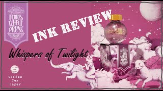 NOVO Whispers of Twilight Ferris Wheel Press Um roxo com tons quentes e brilho p