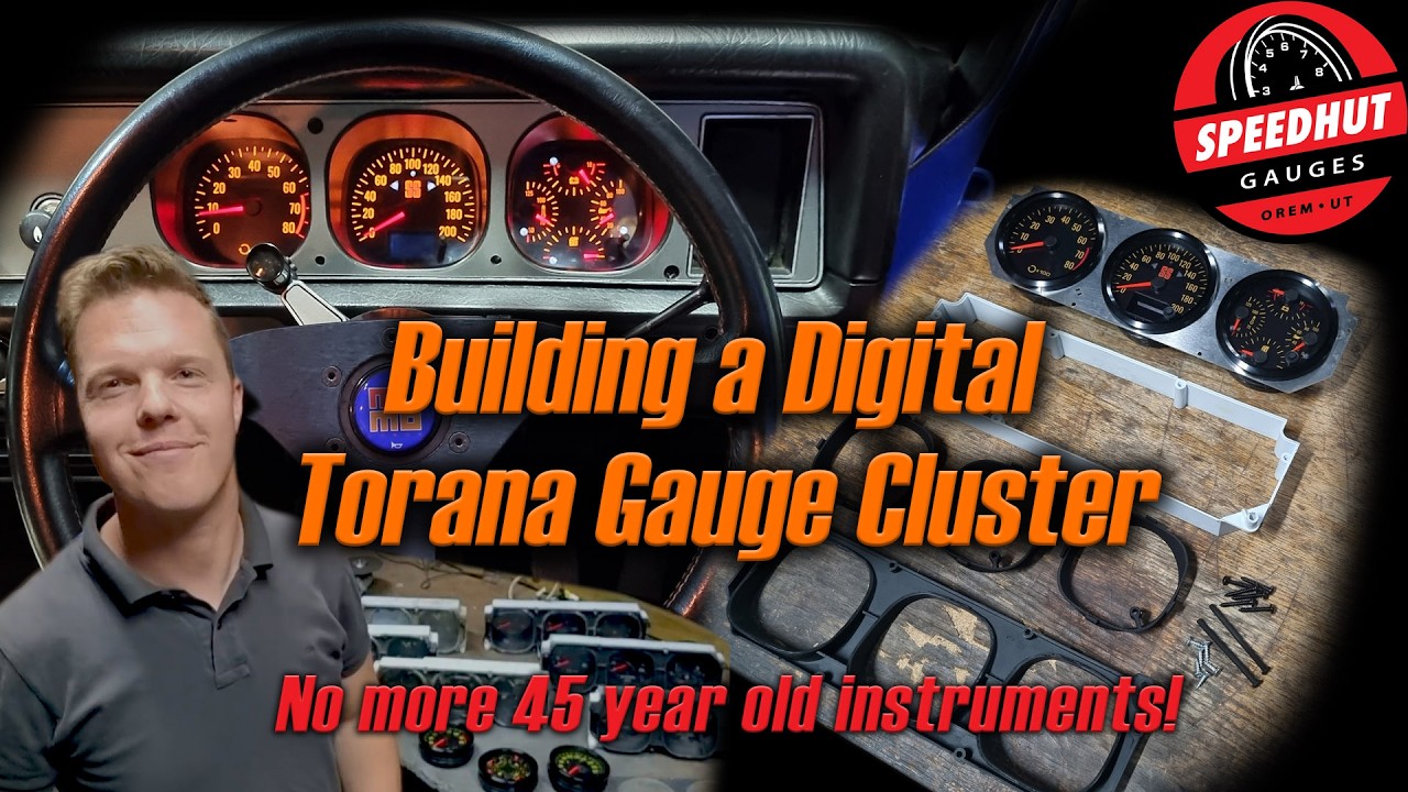 Building the perfect SLR dash Holden Torana Digital SpeedHut gauges