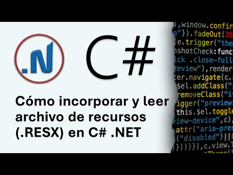 Video: ¿Cuál es el uso del archivo RESX en C #?