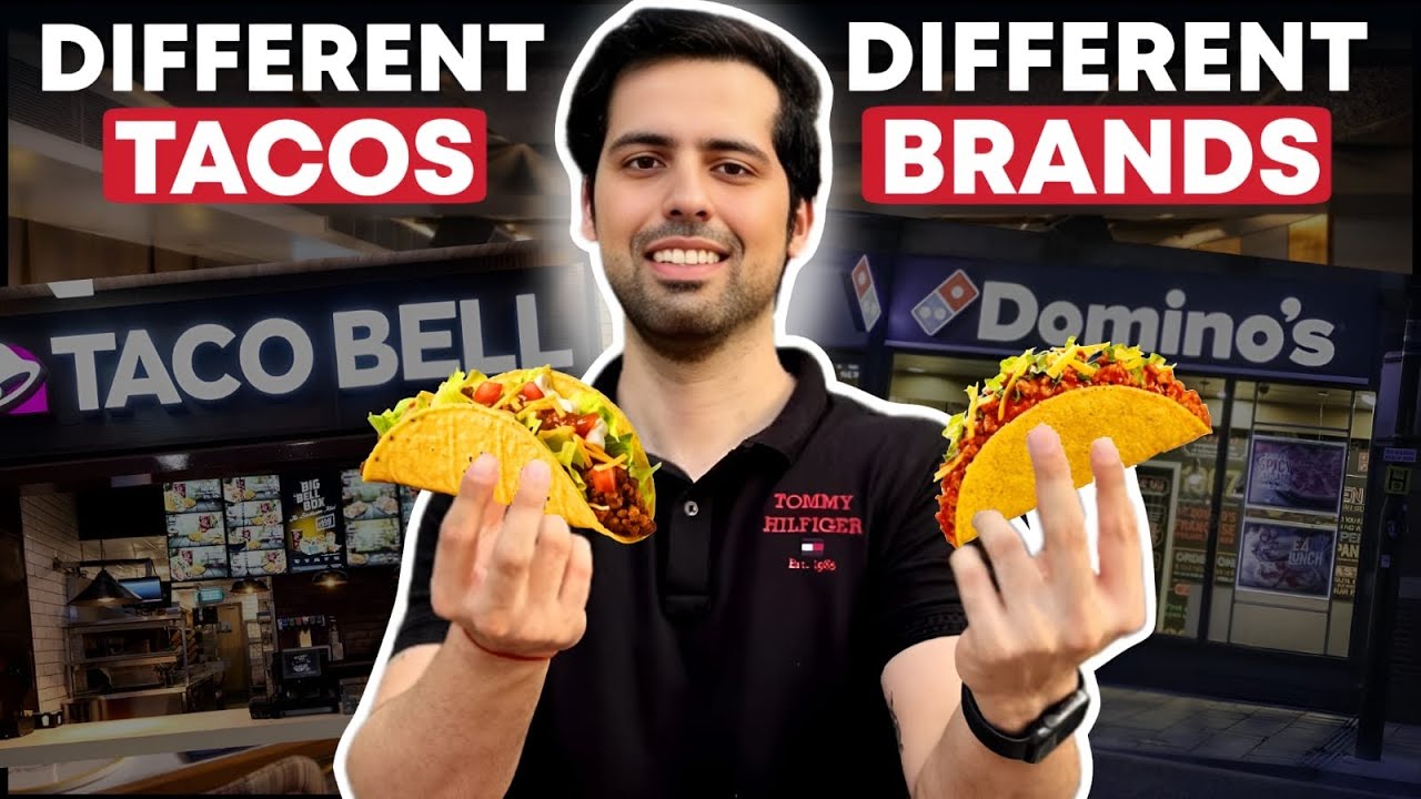 Eating Tacos from Every Brand for a Day || Trying Every Taco 🌮
