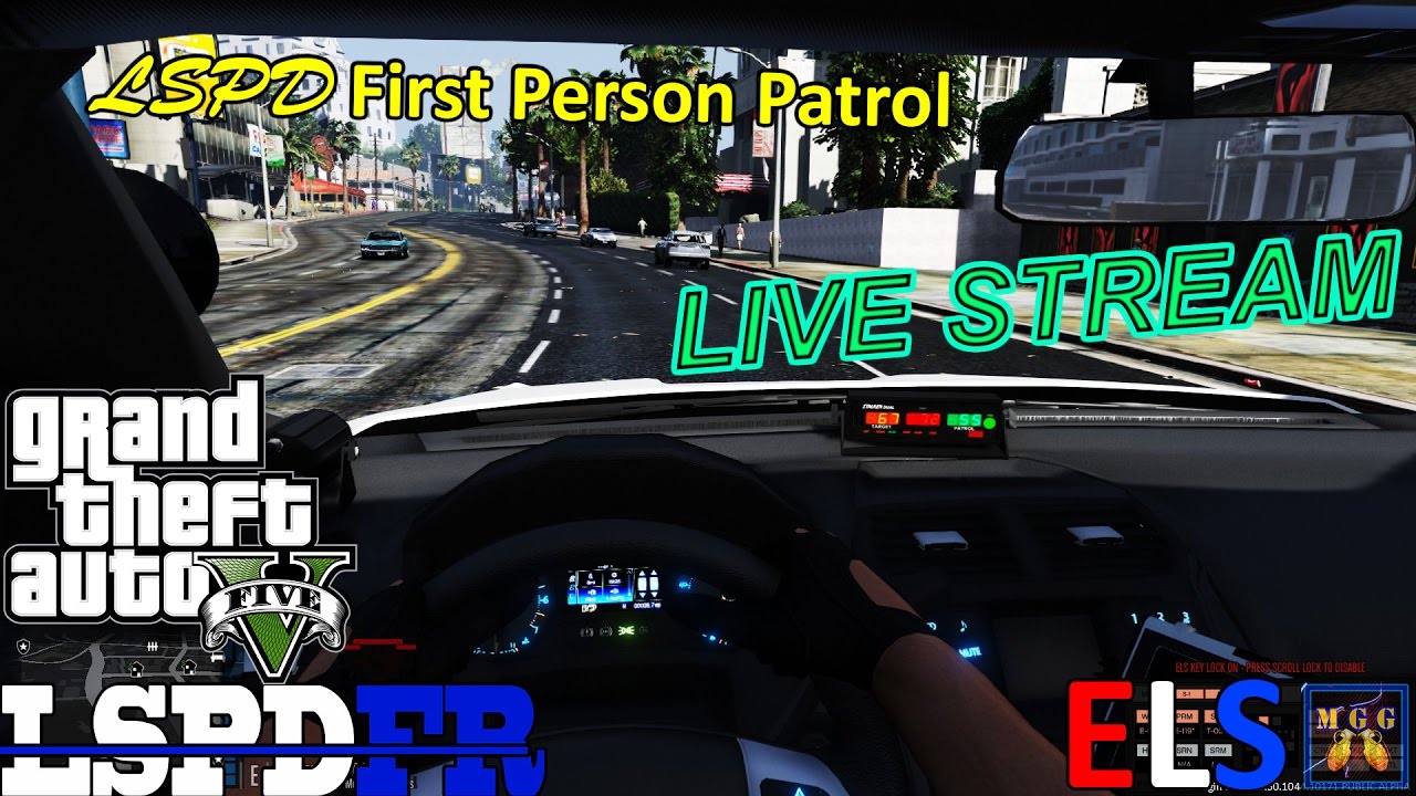 LSPD First Person Real-Time Patrol in Hollywood Hills GTA 5 LSPDFR Live ...