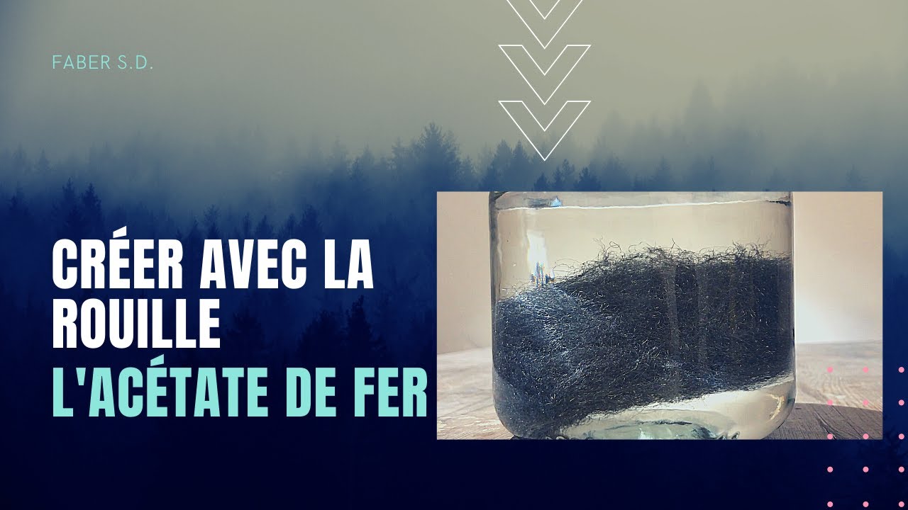 Comment faire de l'acétate de fer ? Créer avec de la rouille. YouTube — free download