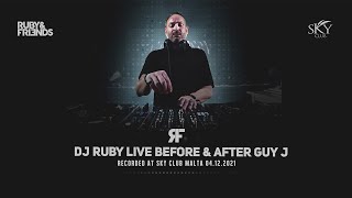 DJ Ruby Live Video Set Before & After Guy J at Ruby&friends, Sky Club Malta 04.12.21