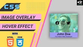 CSS Image Hover Overlay Effect - Coder Ranger || Image Hover Effect Using HTML and CSS