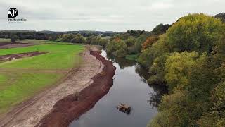 River restoration at Shugborough Estate