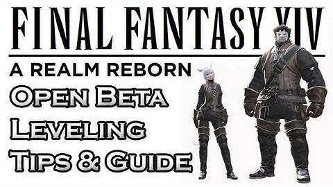 FFXIV: Open Beta Phase 4  & Early Access Leveling & Gameplay Tips