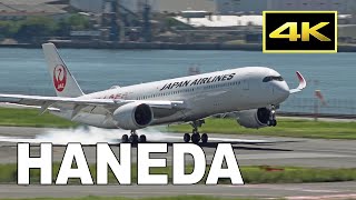 [4K] 62 Jets  From Morning To Night  Plane Spotthing at Tokyo Haneda Airportt / 羽田空港 国際線 JAL ANA