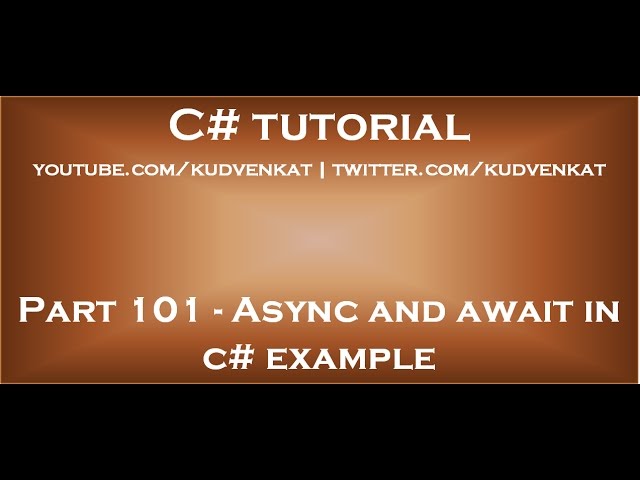 C# Lesson 9: Exception Handling, by Ynlay