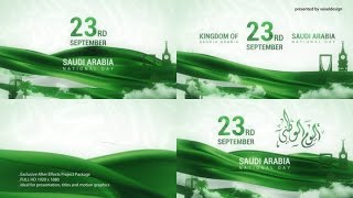 Saudia Arabia National Day | After Effects Template