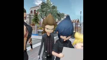 Noctis Reacts to His Group Portrait #Shorts #FinalFantasy #FFXV #FF15 #PocketEdition