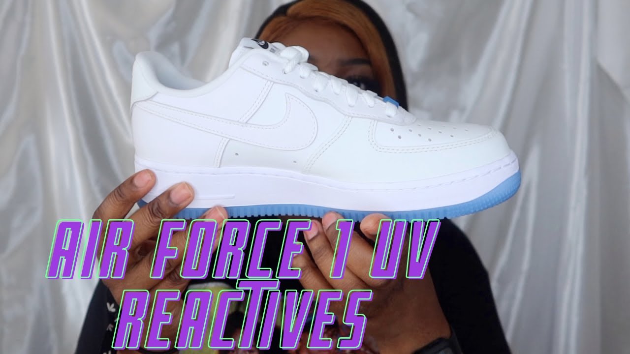 uv light color changing air force 1