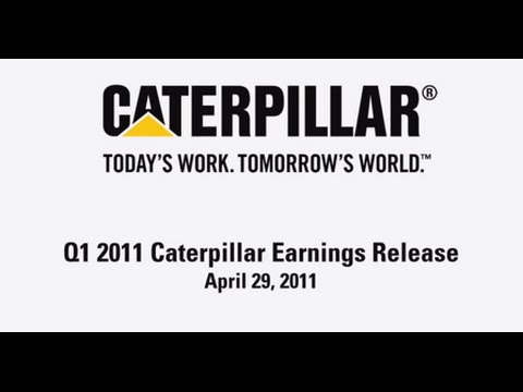 caterpillar stock price Caterpillar Record Profit for First Quarter of 2011
