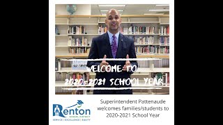 Superintendent Damien Pattenaude 2020-2021 Back to School message