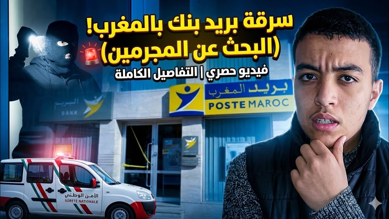 أخطر سطو هوليودي 😱🔥على بنك💸💰 بالمغرب ، وسرقة 100مليون في ليلة$$🤑
