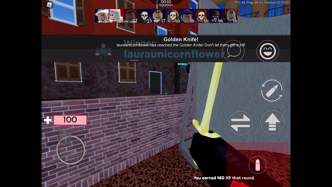 gold knife in competitive be like