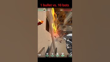 1 Bullet vs. 10 bots | marshal #valorant  #statisfying  #contentcreator  #streamer  #gaming