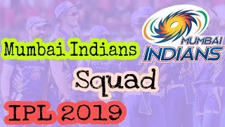 Ipl 2019 Mumbai Indians Squad 2019 Mi 2019 Squad