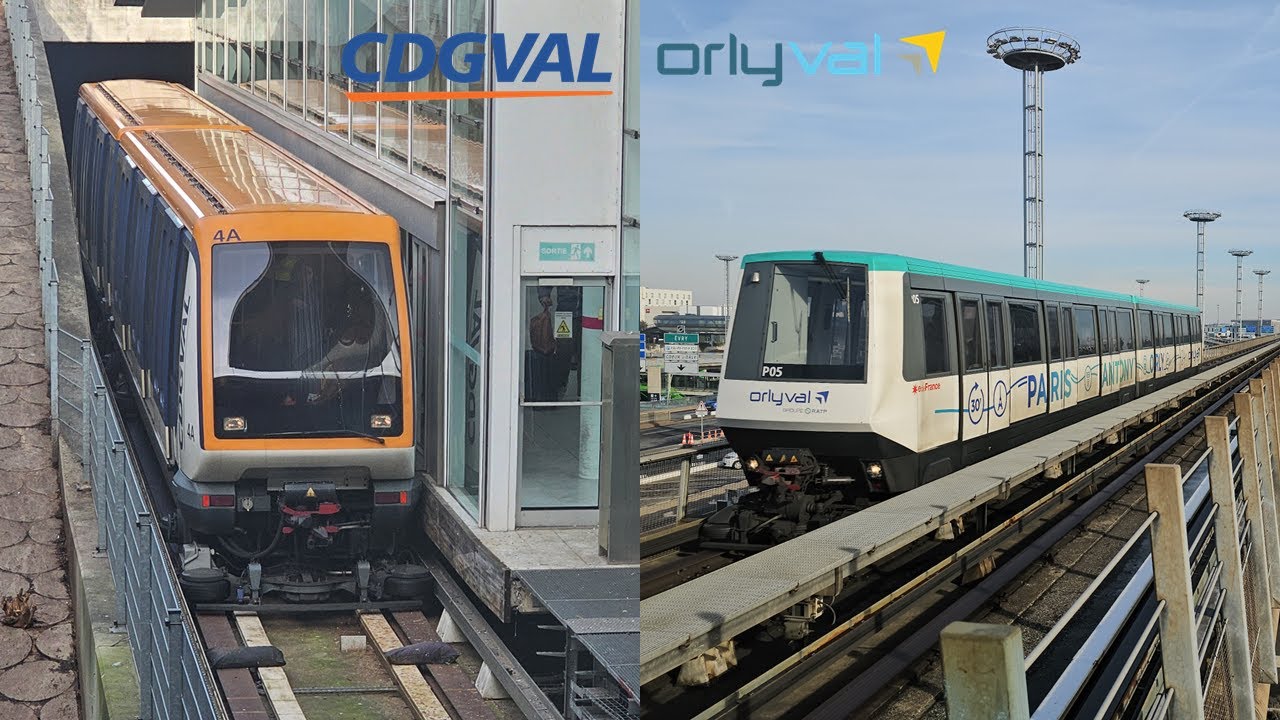 Cab Ride des VAL parisiens - Trajets intégraux ! 4K