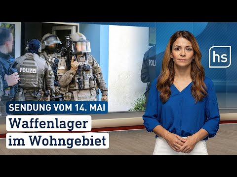 Waffenlager im Wohngebiet | hessenschau vom 14.05.2024