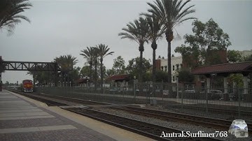 Solo BNSF GP60M Warbonnet through Fullerton