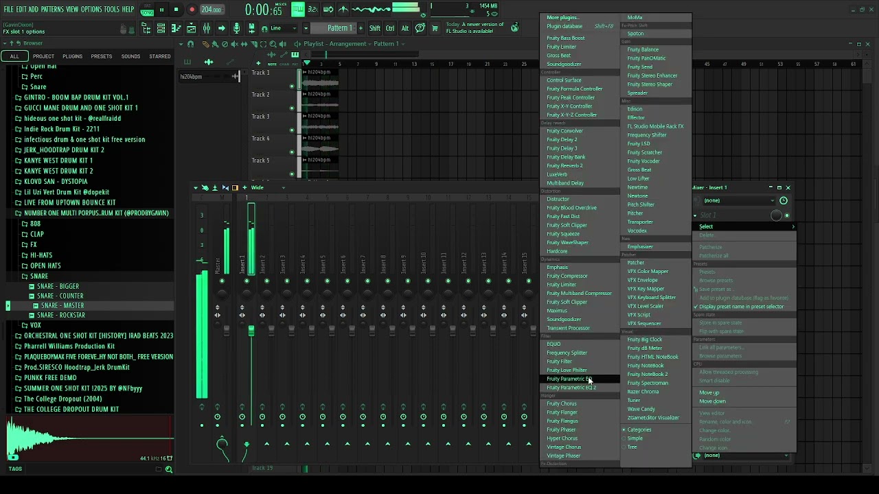 Cooking up a club type beat