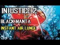 Injustice 2 - Black Manta - Utilizing Instant Air Lunge