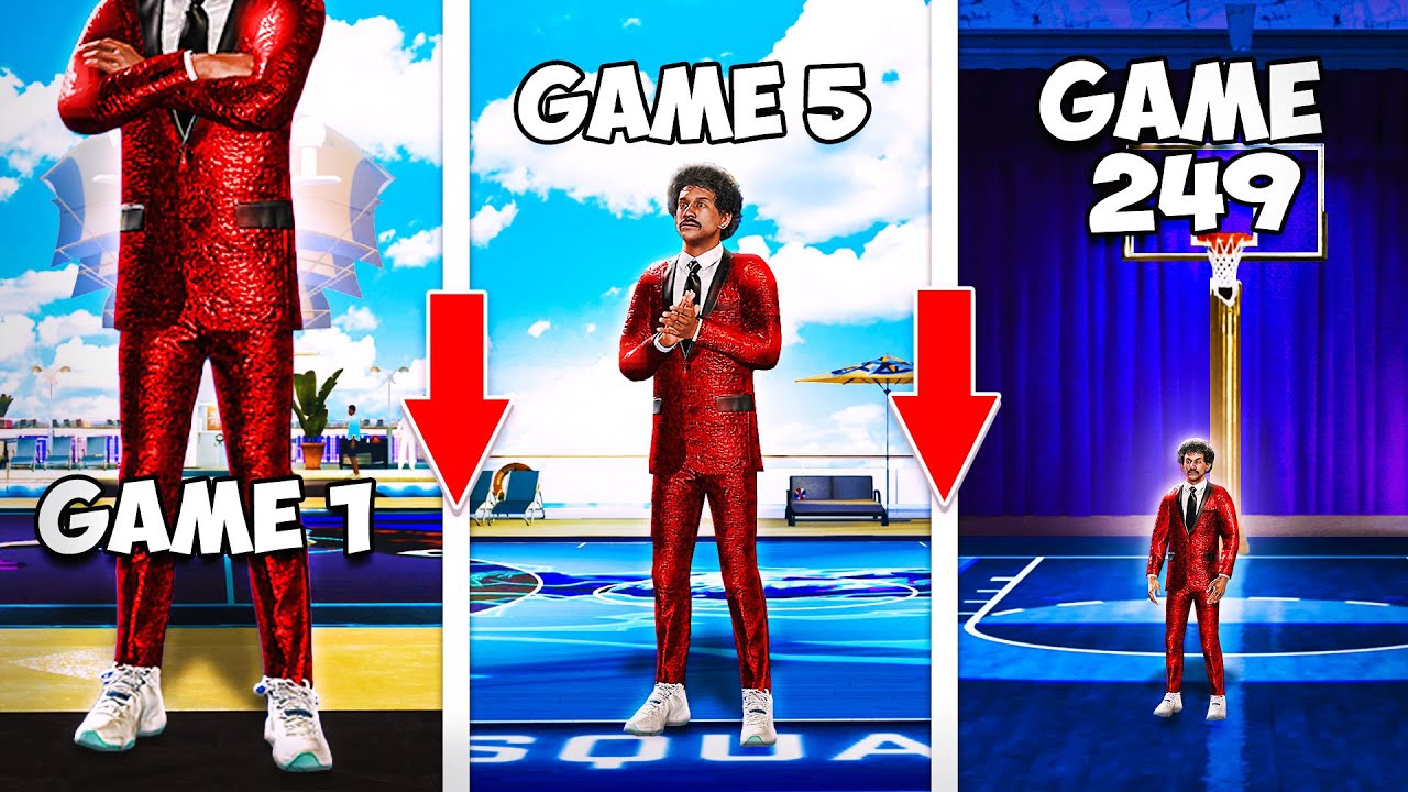 NBA 2K22 but my player gets smaller every 3 minutes - YouTube