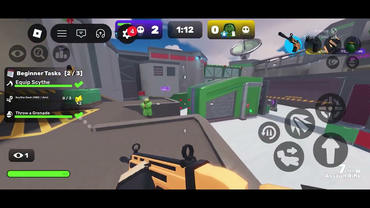 Day one playing rivals 