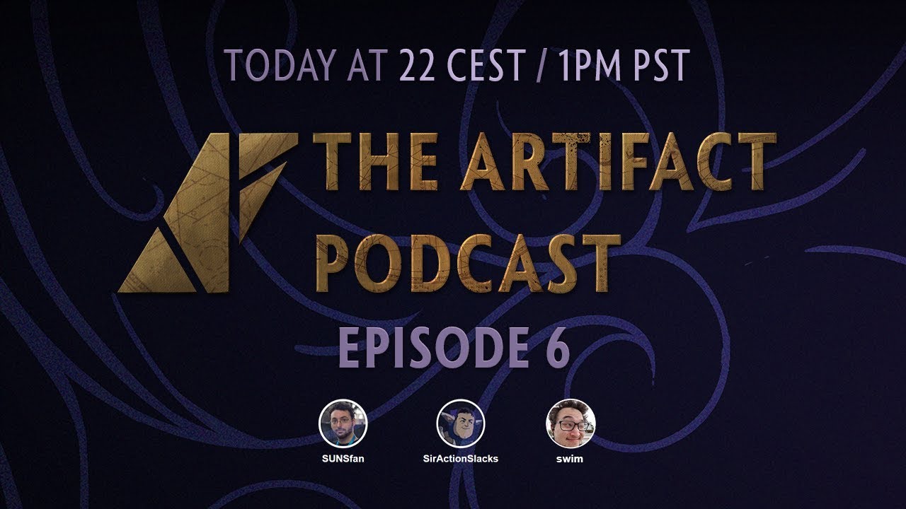 The Artifact Podcast Ep. 6 - 11 Exclusive Card Reveals with SUNSfan, swim, & Slacks