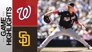 Nationals vs. Padres Game Highlights (6\/25\/23) | MLB Highlights