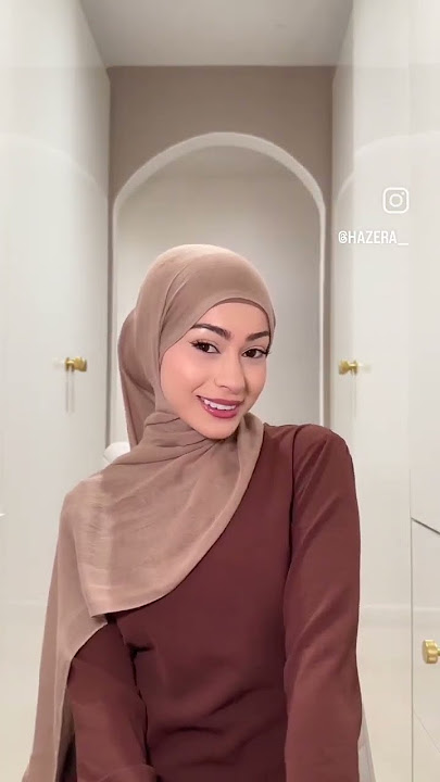 3 hijab styles with earings #tiktok #factsshorts