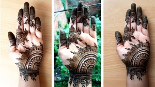 Easy simple stylish Mehndi Design | Mehndi Designs| New Simple Easy Mehndi Henna Designs| au henńe