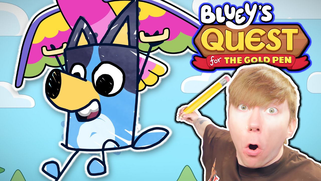 В поисках золотой ручки Блюи