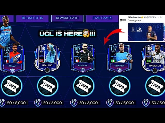 É HOJE!!!🔴 CONFERINDO TUDO DO NOVO EVENTO CHAMPIONS LEAGUE🔥AO VIVO FIFA  MOBILE 23 