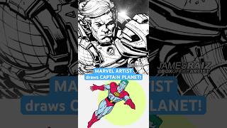 MARVEL ARTIST draws 80s CARTOONS:  CAPTAIN PLANET!