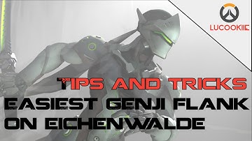 OVERWATCH  | EASIEST GENJI FLANK ON EICHENWALDE