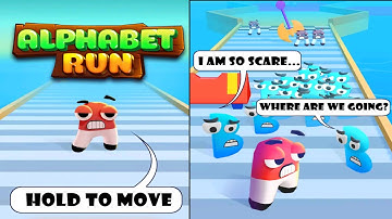 Merge Alphabet Lore ABC Run New Level 💪💪💪 abcdefghijklmnop