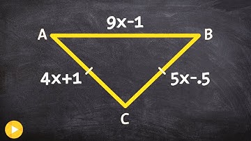 Determine the measure of each side of a isosceles triangle