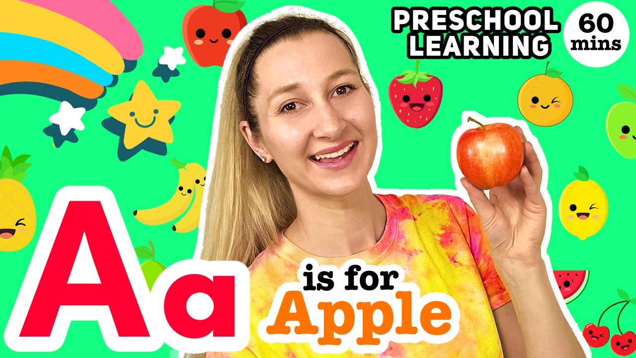 Preschool Learning: Letter A & Apples (60 min class)