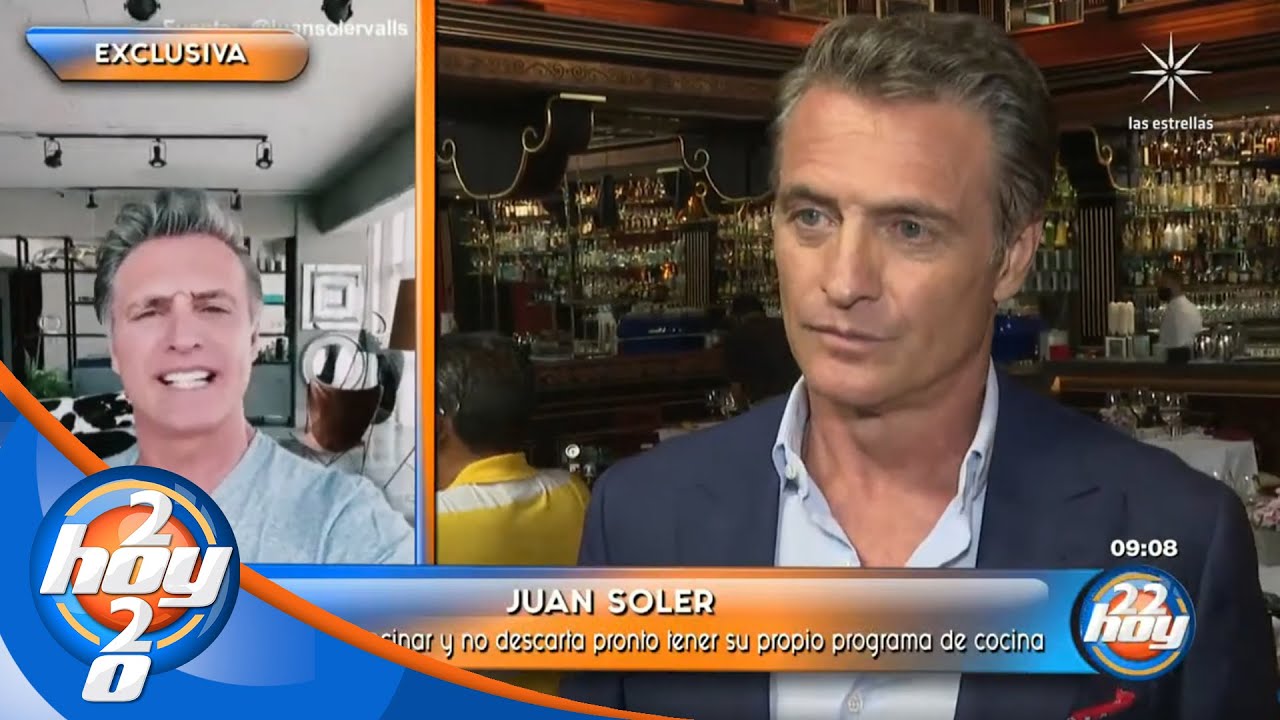 Juan Soler no descarta tener su propio programa de cocina | Hoy