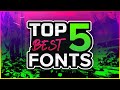 Top 5 BEST FREE Fonts For Thumbnails, Banners, And Designing! (2020 Photoshop Fonts)