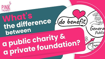 Difference Between A Public Charity vs  Private Foundation