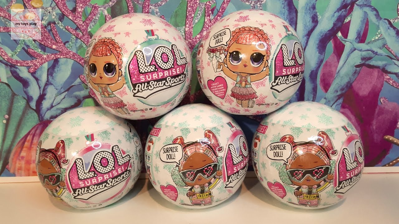 Медали в Зимних Видах Спорта LOL Surprise All Star Sports Winter Games 5 серия Распаковка