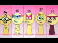 Sprunki OC Numberblocks 34, 35, 36, 37, 38 | Compilation Incredibox #sprunki #incredibox