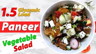 Paneer Vegetable Salad Recipe | Healthy Salad for Diabetic Patients | Diabetic Meal Ideas by Diabexy