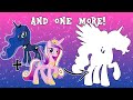 Luna  cadence  speedpaint theme tall ponies rise 8