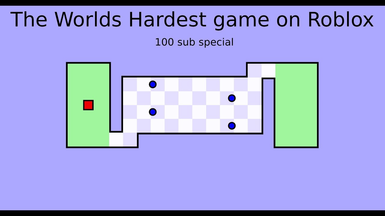 The Worlds Hardest Game On Roblox Thanks For 100 Subs YouTube 
